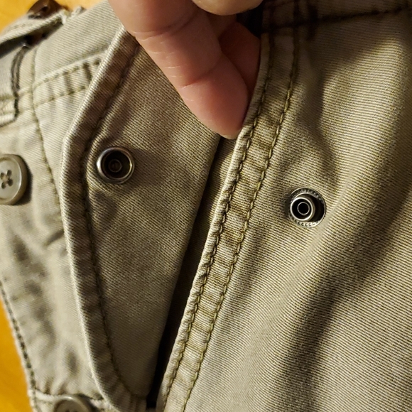 BCBG Max Azria Vintage Army Style Fatigue Wash Women's Pants - Size 26 - Picture 6 of 14